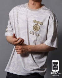 ベージュ：178cm/75kg(Lサイズ着用)