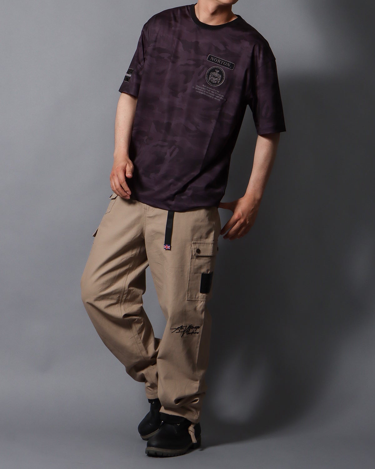 Norton] カモ柄 ワッペン T | PEET ONLINE STORE