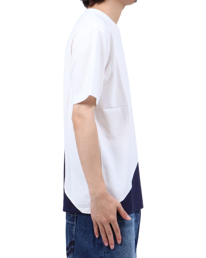 ホワイト：173cm63kg(Lサイズ着用)