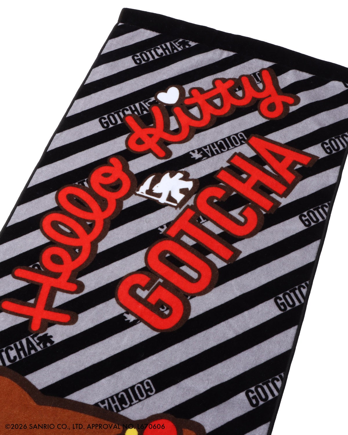 GOTCHA] 日焼け ハローキティ フェイスタオル | PEET ONLINE STORE