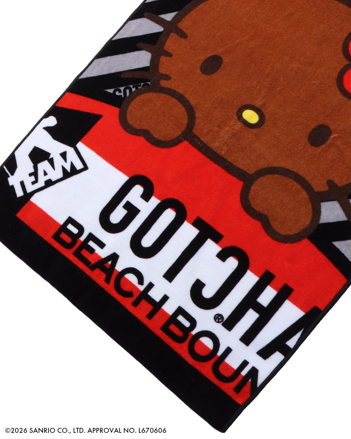 GOTCHA] 日焼け ハローキティ フェイスタオル | PEET ONLINE STORE