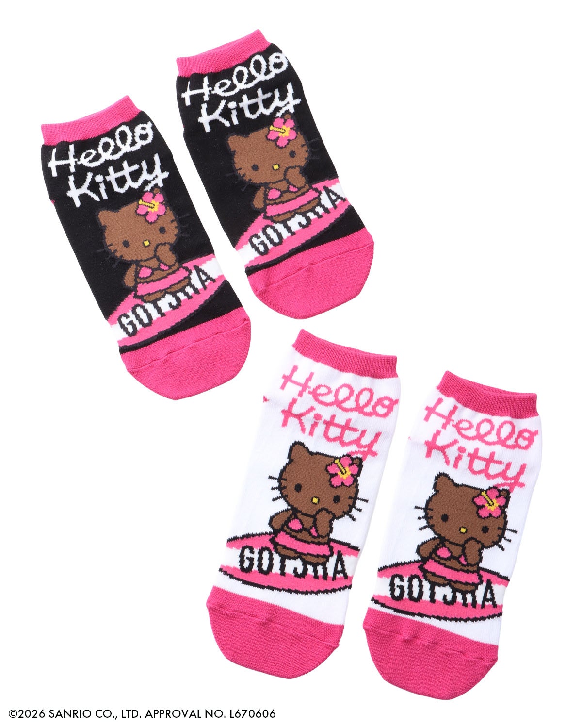 GOTCHA] 日焼け ハローキティ ソックス | PEET ONLINE STORE
