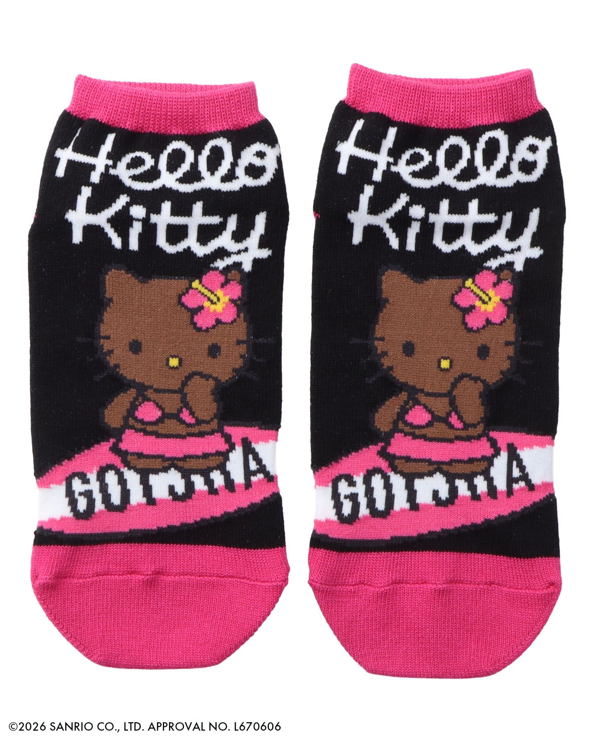 【レア】 ハローキティミニふろしき ボトルケース 足袋ソックス GOTCHA] 日焼け ハローキティ ソックス | PEET ONLINE STORE