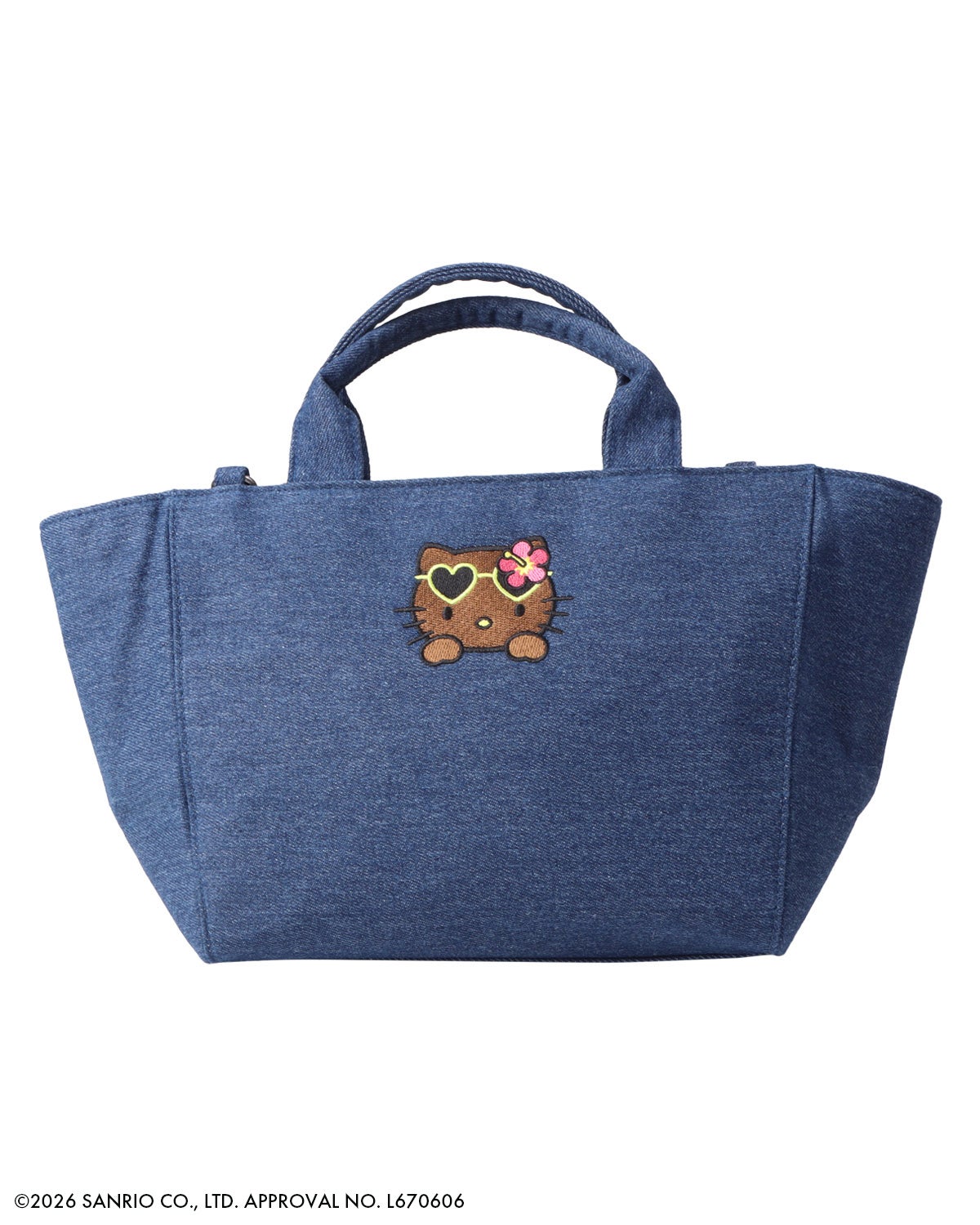 GOTCHA] 日焼け ハローキティ デニム トートバッグ | PEET ONLINE STORE