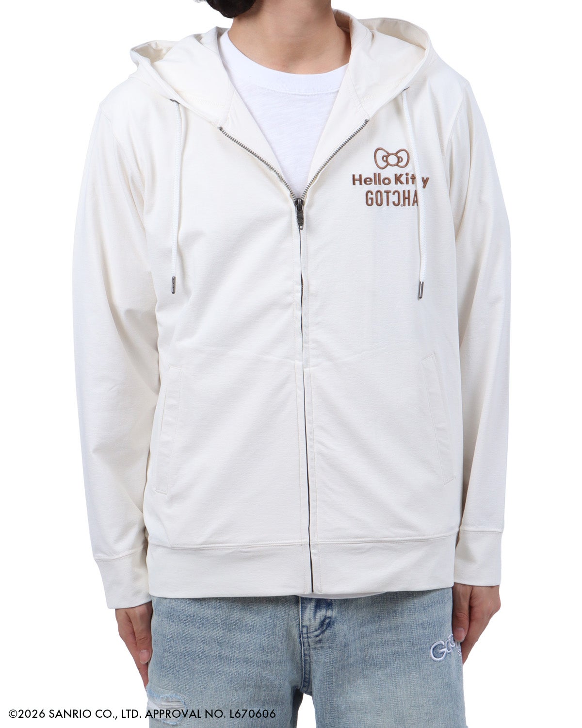 オフホワイト：173cm63kg(Mサイズ着用)