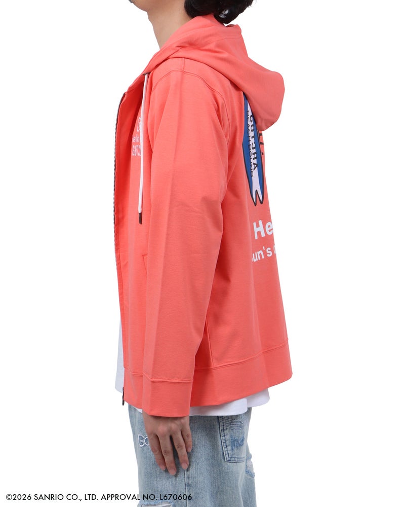 サーモンピンク：173cm63kg(Mサイズ着用)