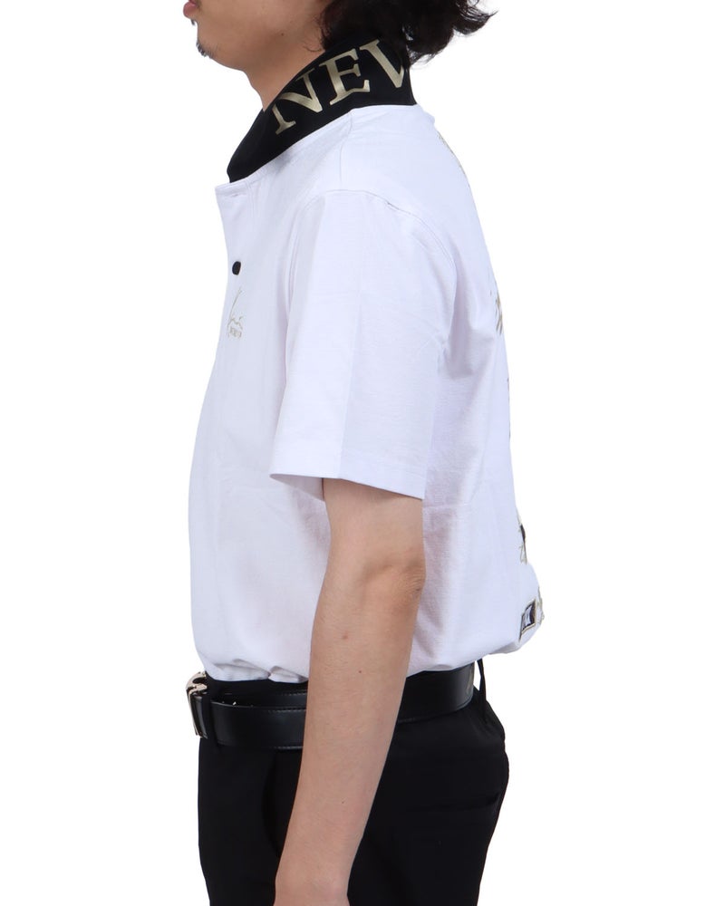 ホワイト：173cm63kg(Lサイズ着用)