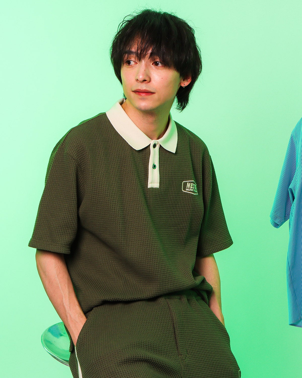 カーキ：175cm(Mサイズ着用)
