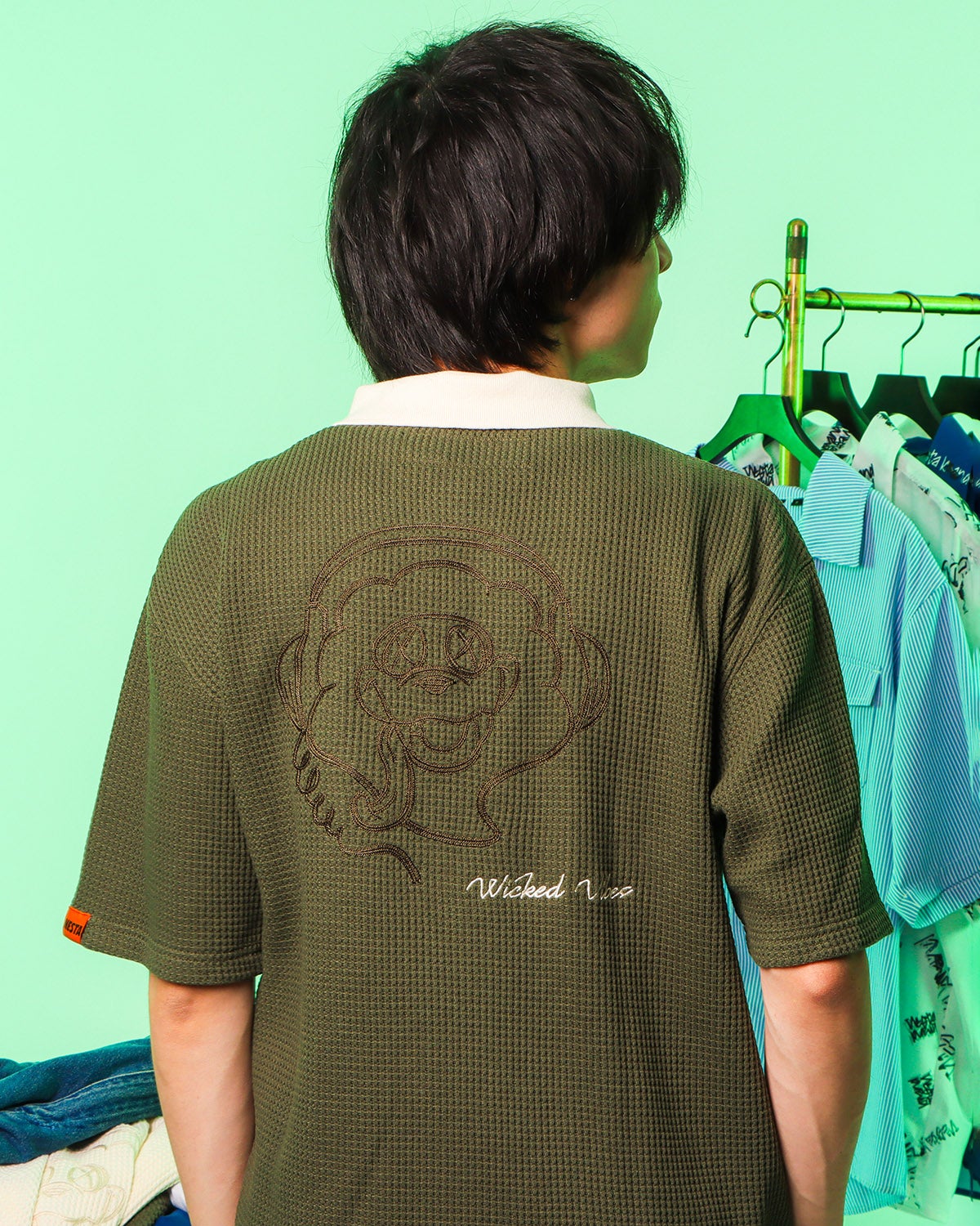 カーキ：175cm(Mサイズ着用)