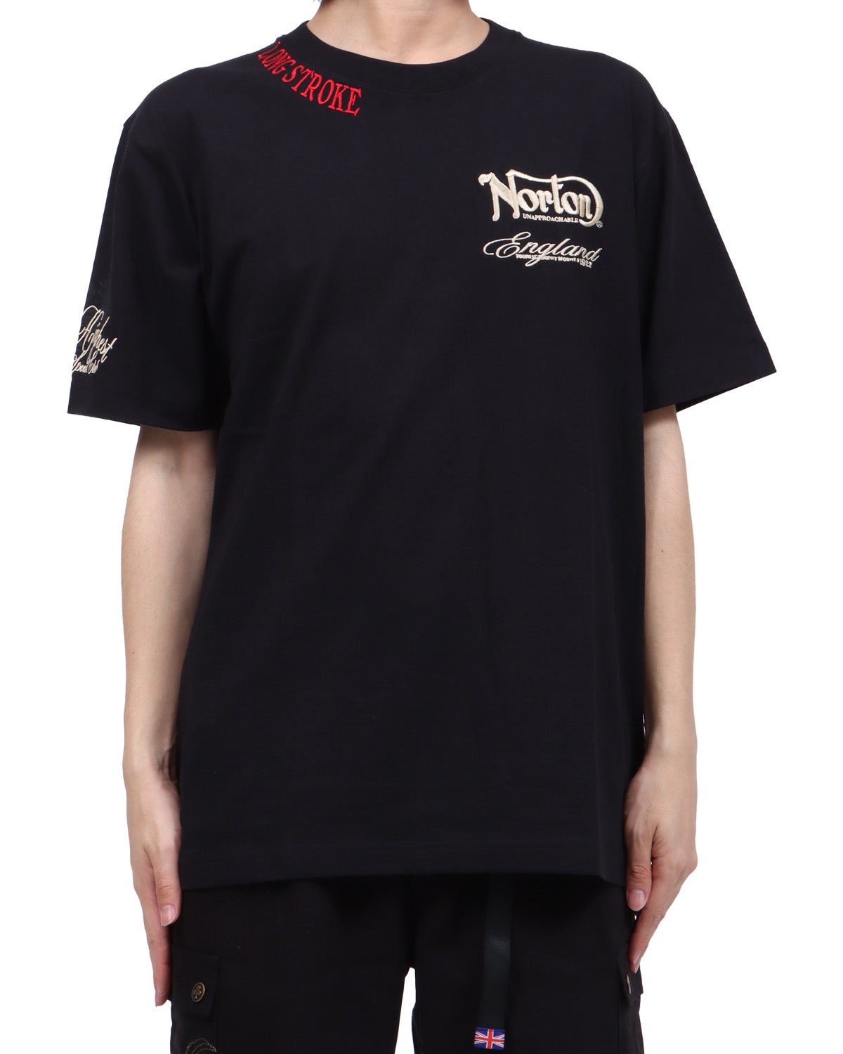 Norton] MAX カモ柄生地 ロゴ クルー T | PEET ONLINE STORE