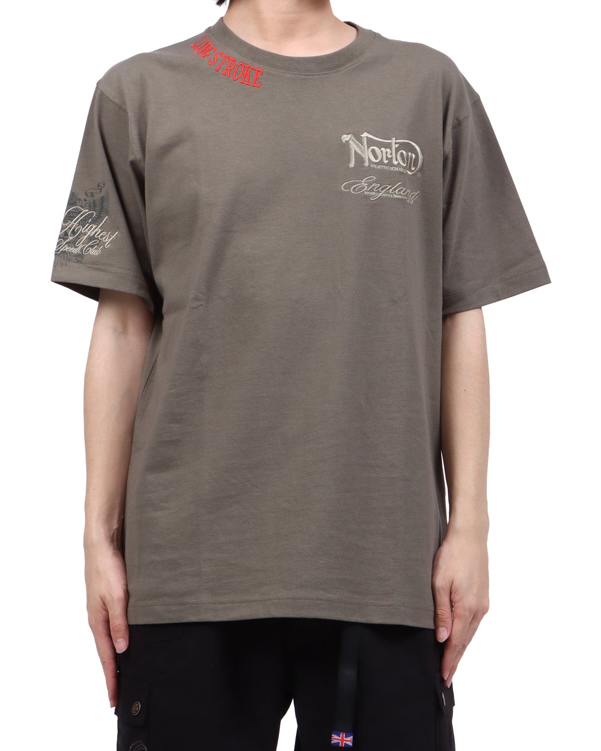 Norton] MAX カモ柄生地 ロゴ クルー T | PEET ONLINE STORE