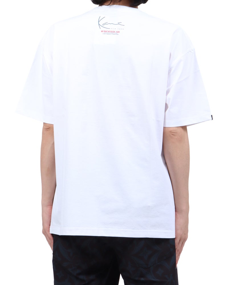 ホワイト：173cm63kg(Lサイズ着用)