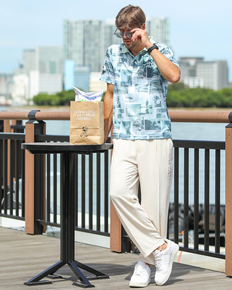 オフホワイト：183cm/70kg(Lサイズ着用)