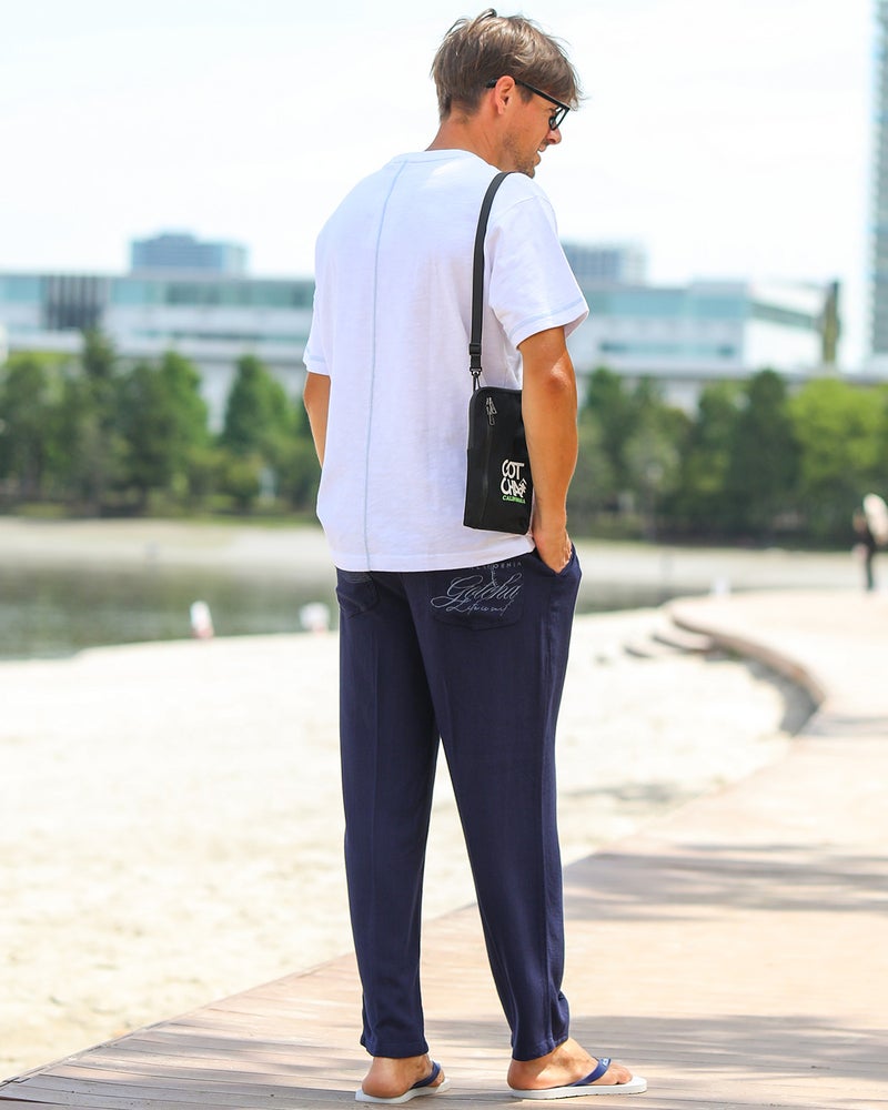 ネイビー：183cm/70kg(Lサイズ着用)