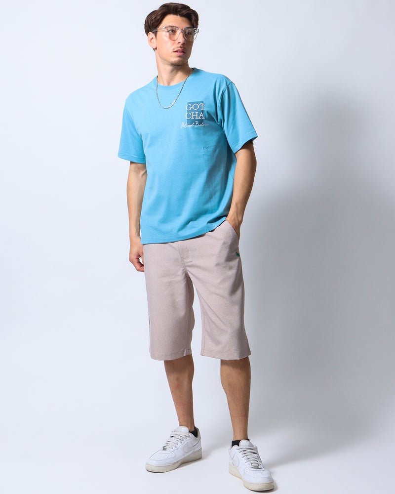 ターコイズ：180cm/70kg(Lサイズ着用)