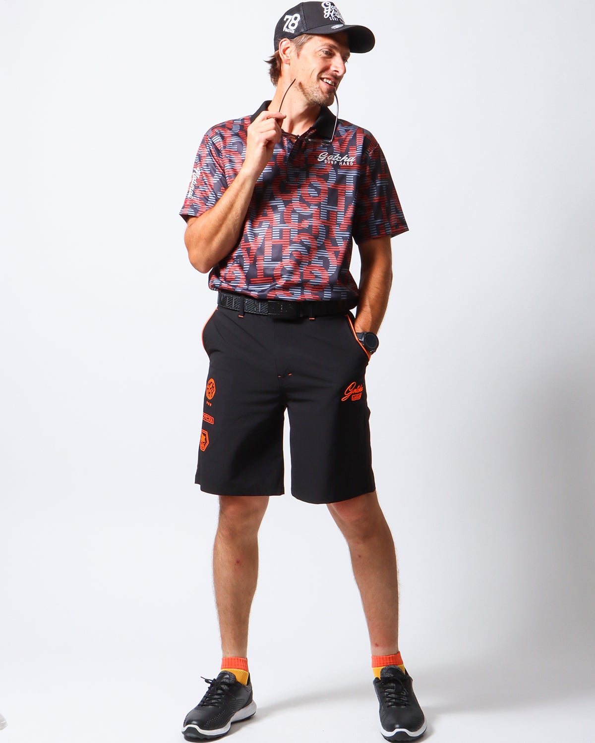 ブラック：183cm/70kg(Lサイズ着用)