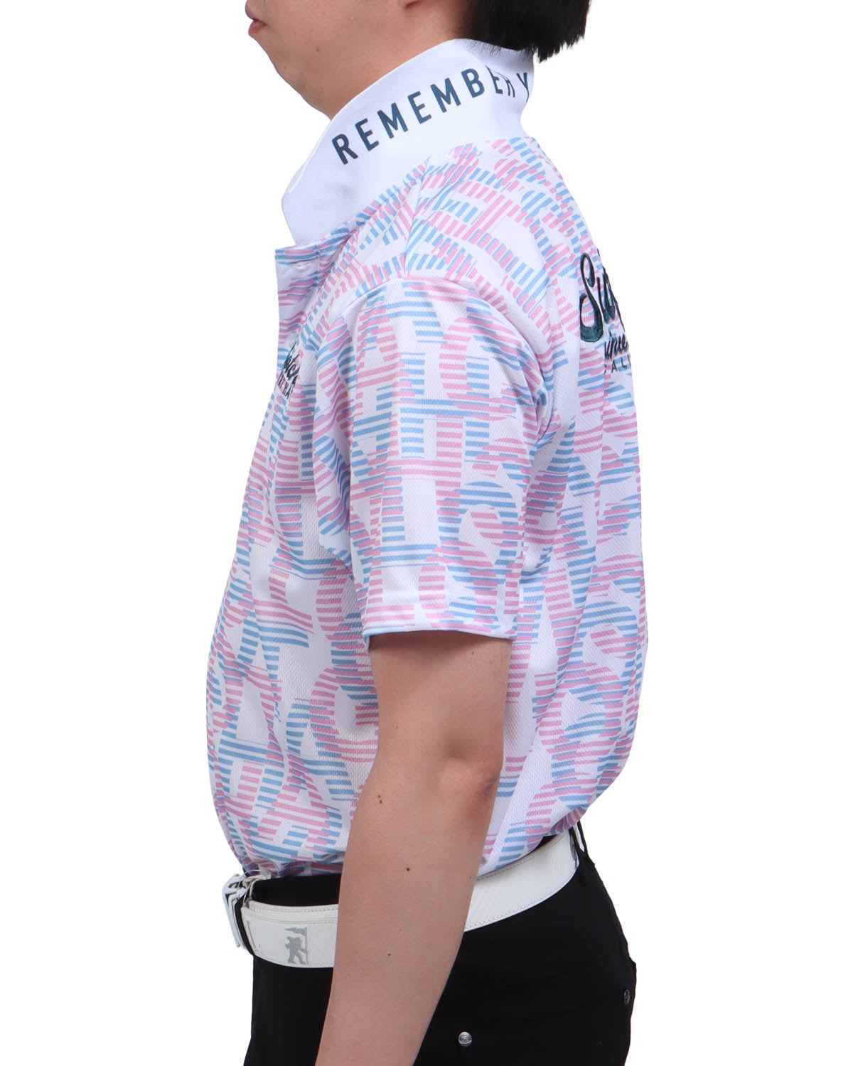 GOTCHA GOLF] ドライメッシュ ロゴ 総柄 ポロ | PEET ONLINE STORE