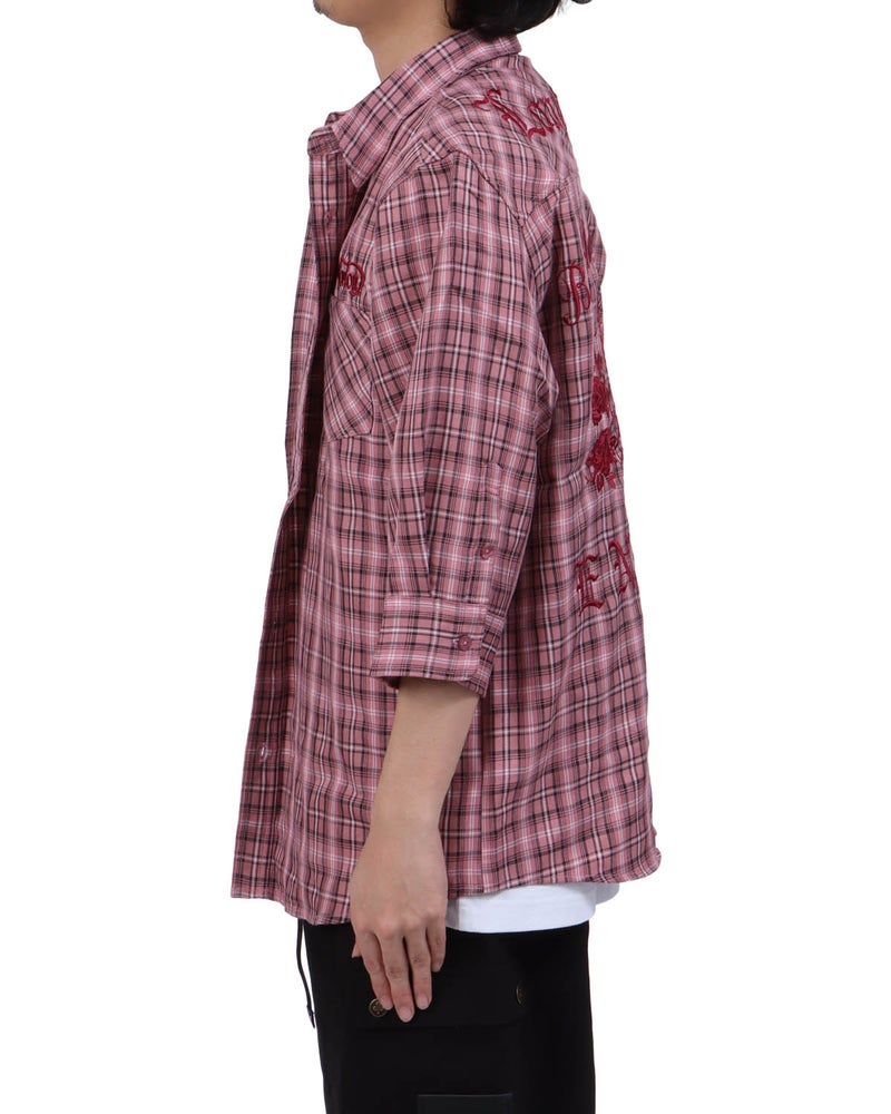 ピンク：173cm63kg(Lサイズ着用)