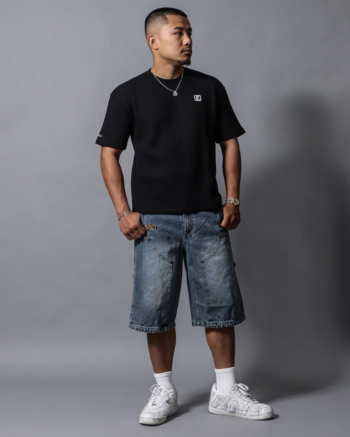 ブラック：171cm(Sサイズ着用)