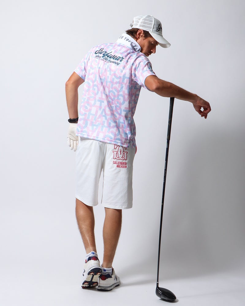 ホワイト：183cm/70kg(Lサイズ着用)