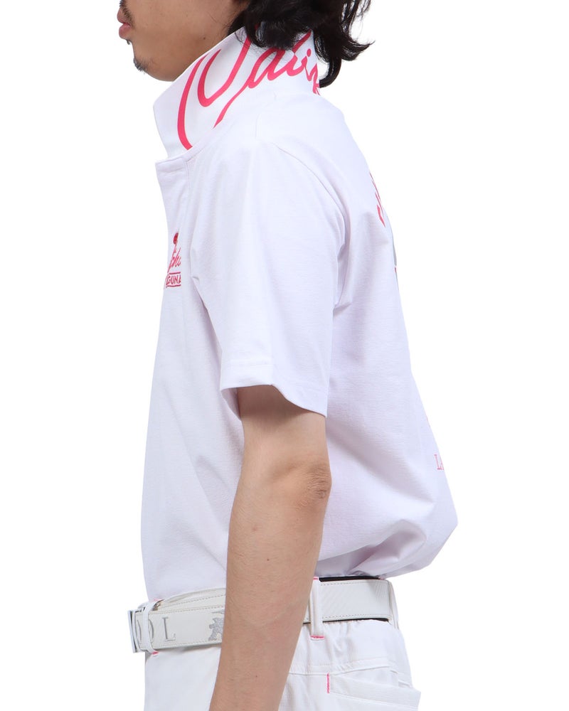 ホワイト：173cm63kg(Lサイズ着用)