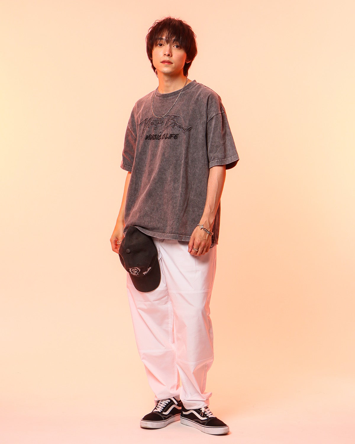 ブラック：175cm(Lサイズ着用)