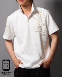 ホワイト：178cm/75kg(Lサイズ着用)