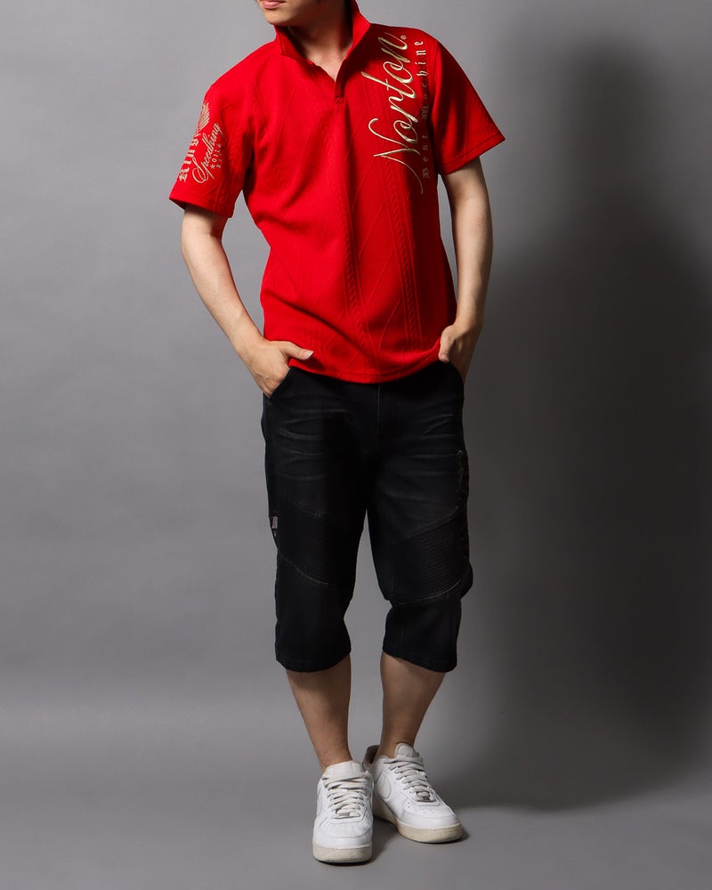 ダークレッド：178cm/75kg(Lサイズ着用)
