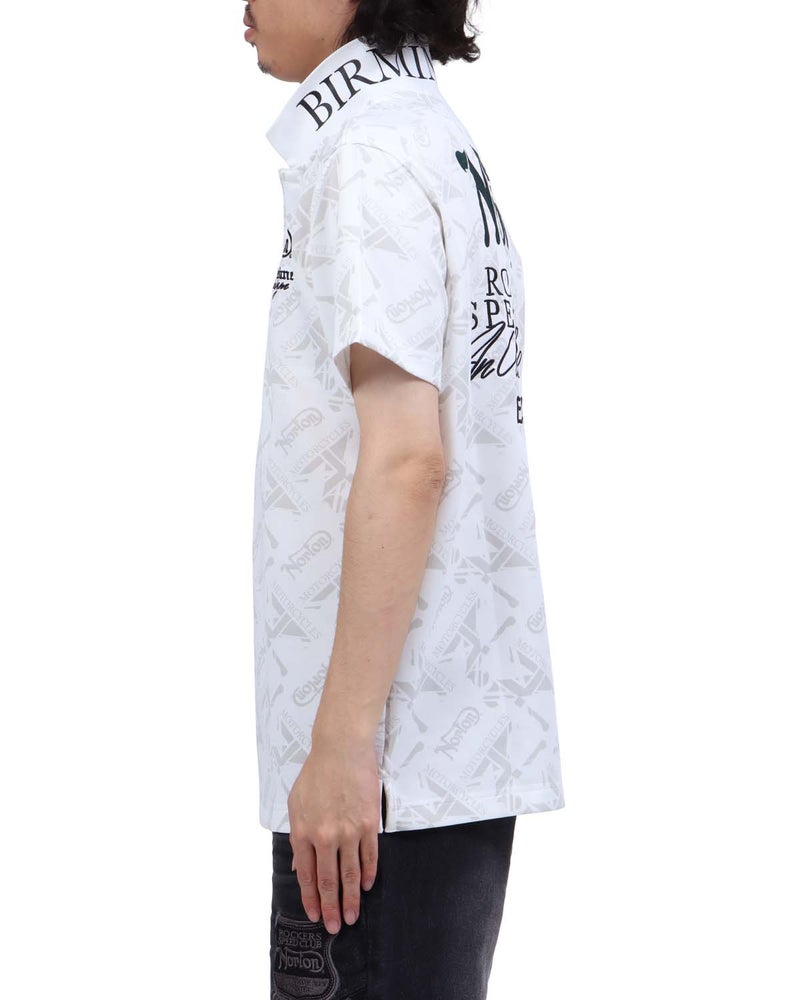 ホワイト：173cm63kg(Lサイズ着用)
