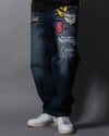 インディゴ：178cm/75kg(Lサイズ着用)