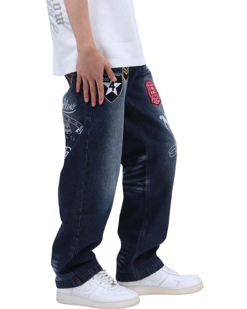 インディゴ：173cm63kg(Mサイズ着用)
