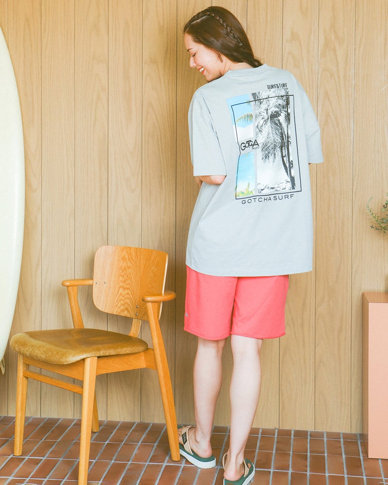 ピンク：172cm(Lサイズ着用)