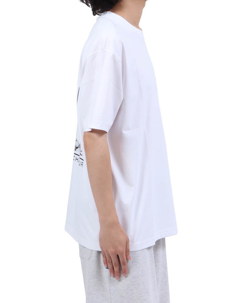 ホワイト：173cm63kg(Lサイズ着用)