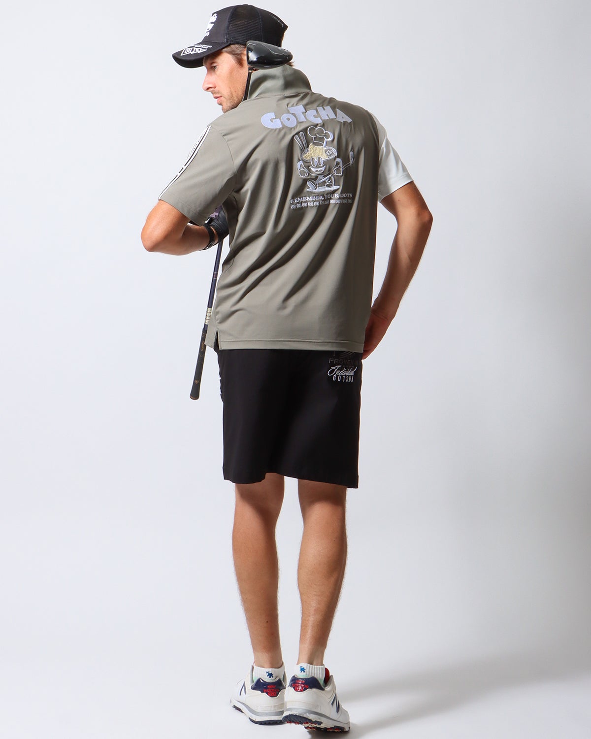 カーキ：183cm/70kg(Lサイズ着用)