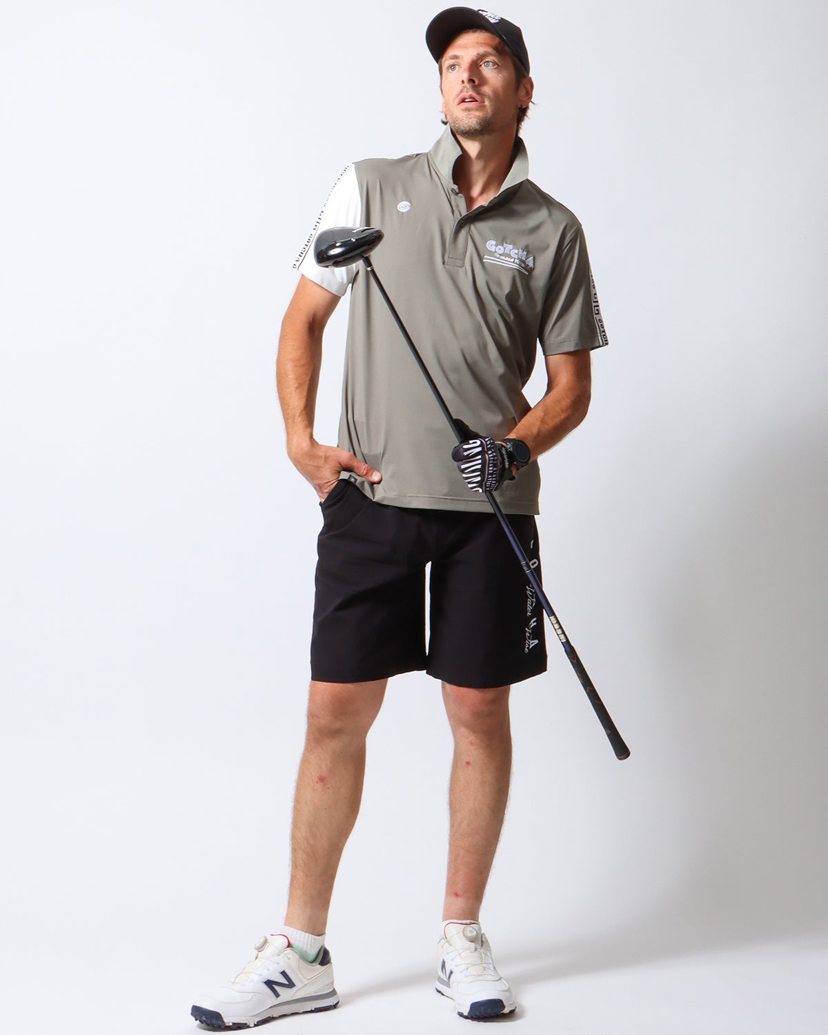 カーキ：183cm/70kg(Lサイズ着用)
