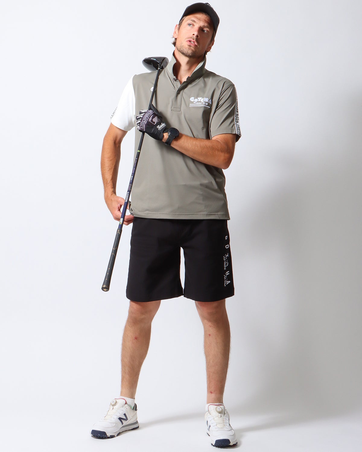 カーキ：183cm/70kg(Lサイズ着用)
