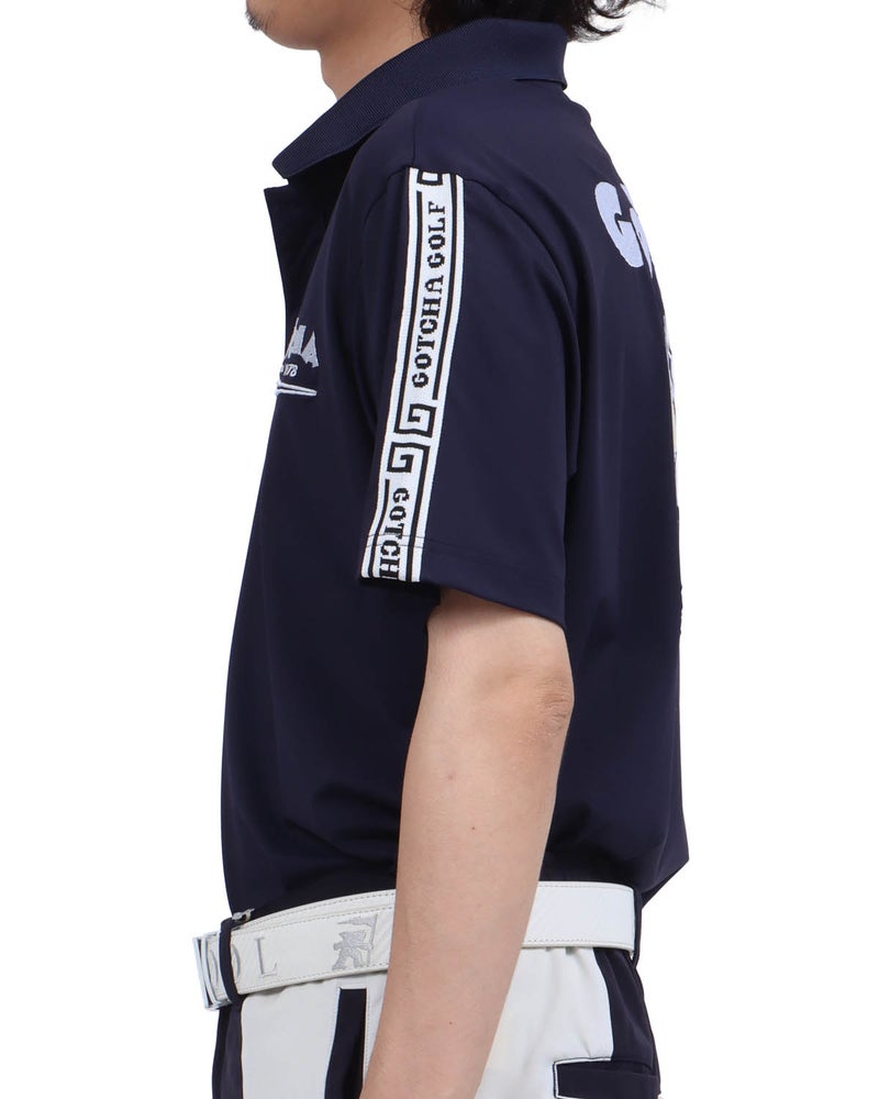 ネイビー：173cm63kg(Lサイズ着用)