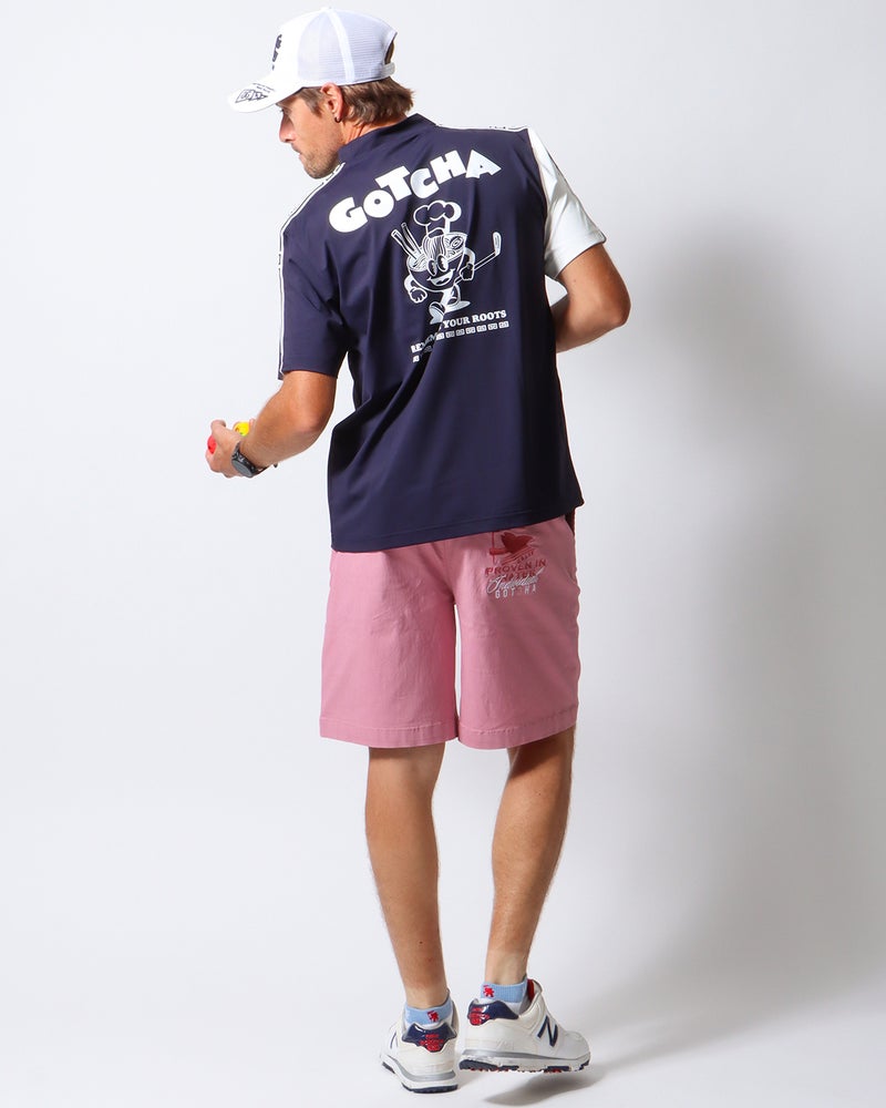 ネイビー：183cm/70kg(Lサイズ着用)