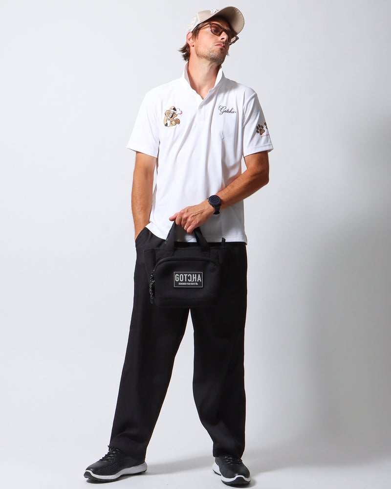 ホワイト：183cm/70kg(Lサイズ着用)
