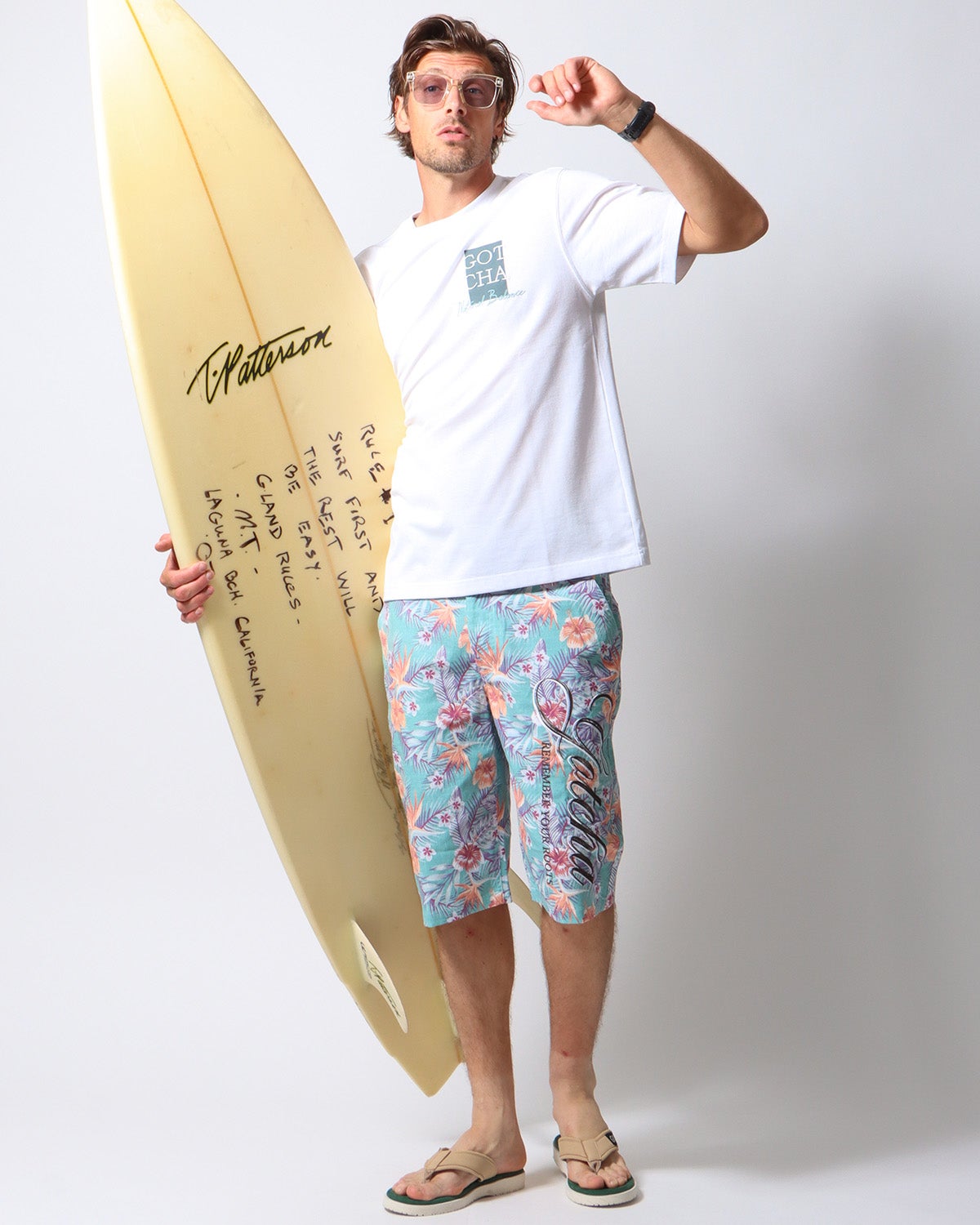 グリーングレー：183cm/70kg(Lサイズ着用)
