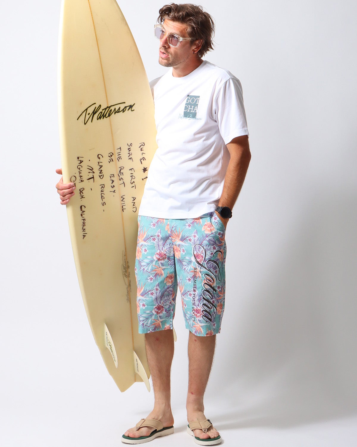 グリーングレー：183cm/70kg(Lサイズ着用)