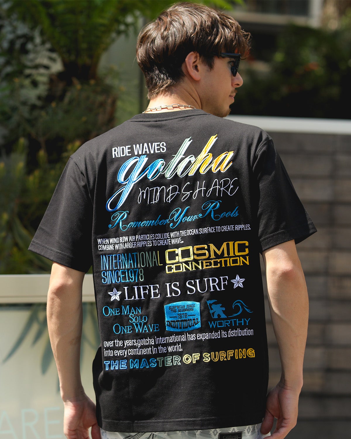 ブラック：180cm/70kg(Lサイズ着用)