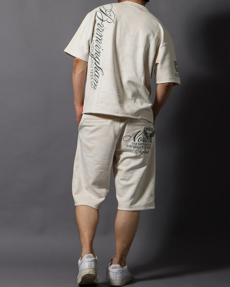 オフホワイト：178cm/75kg(Lサイズ着用)