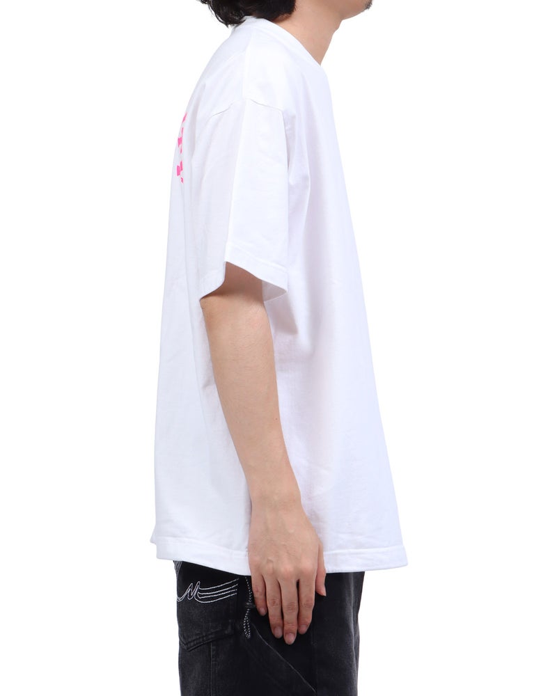 ホワイト：173cm63kg(Lサイズ着用)