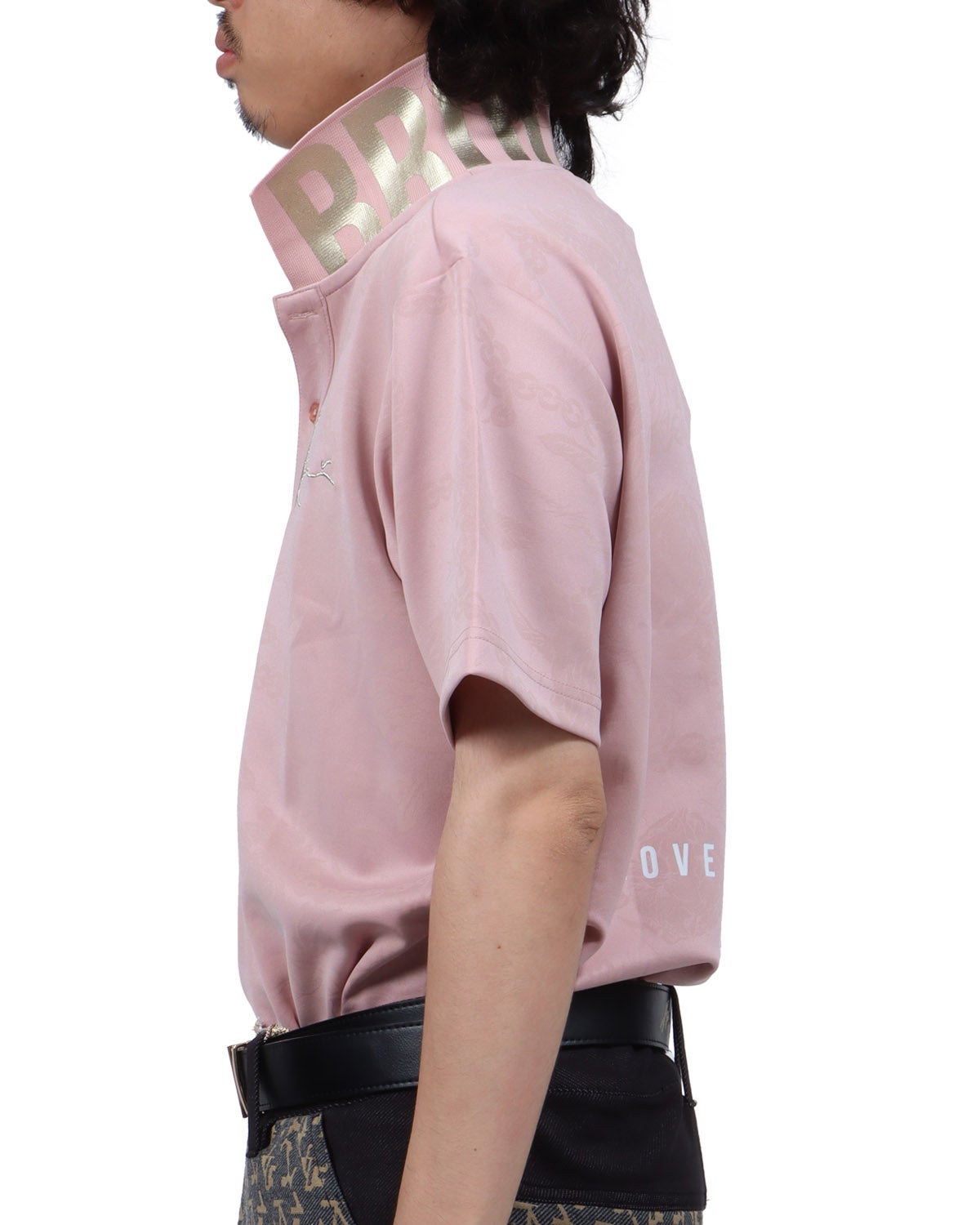ピンク：173cm63kg(Lサイズ着用)