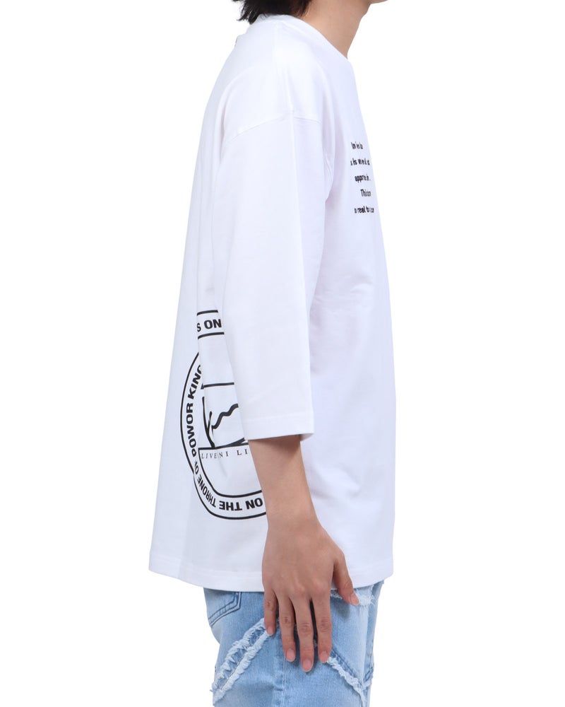 ホワイト：173cm63kg(Lサイズ着用)