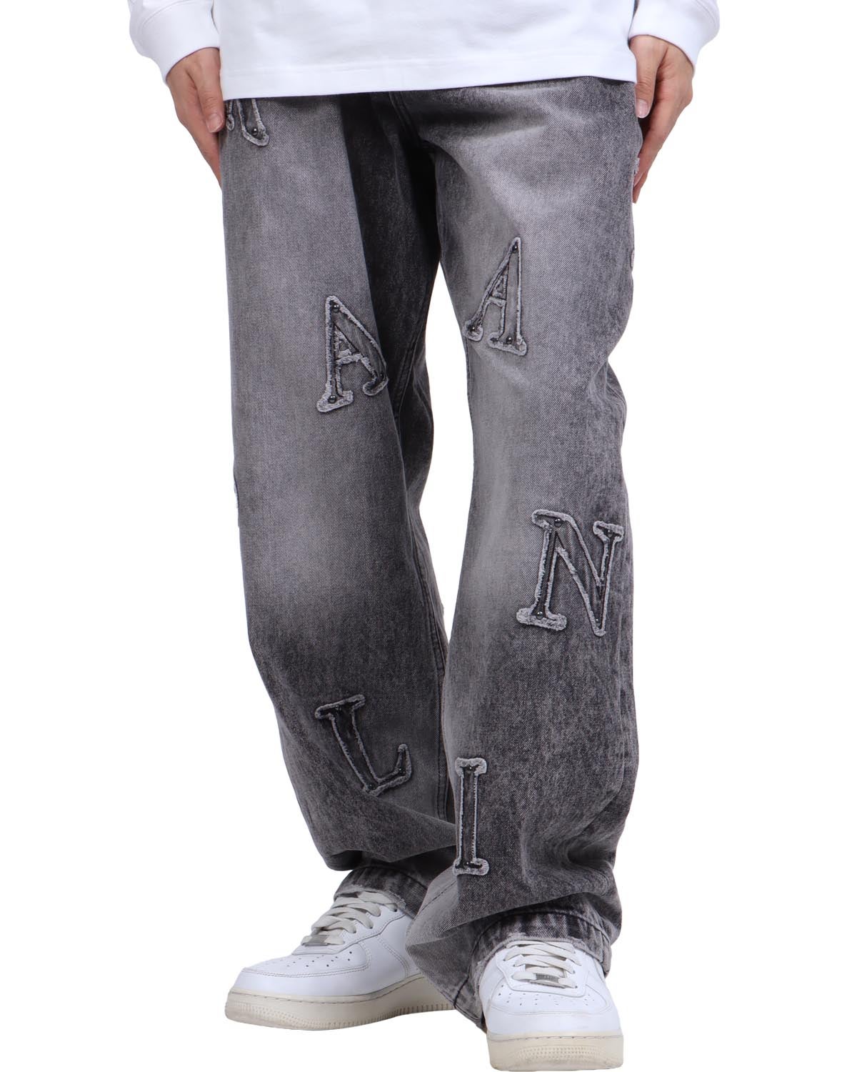 Karl Kani] ダメージワッペン デニム パンツ | PEET ONLINE STORE