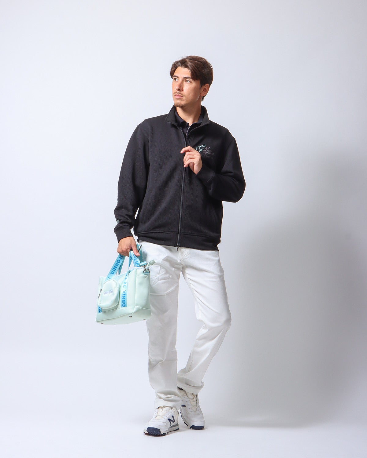 ブラック：180cm/70kg(Lサイズ着用)