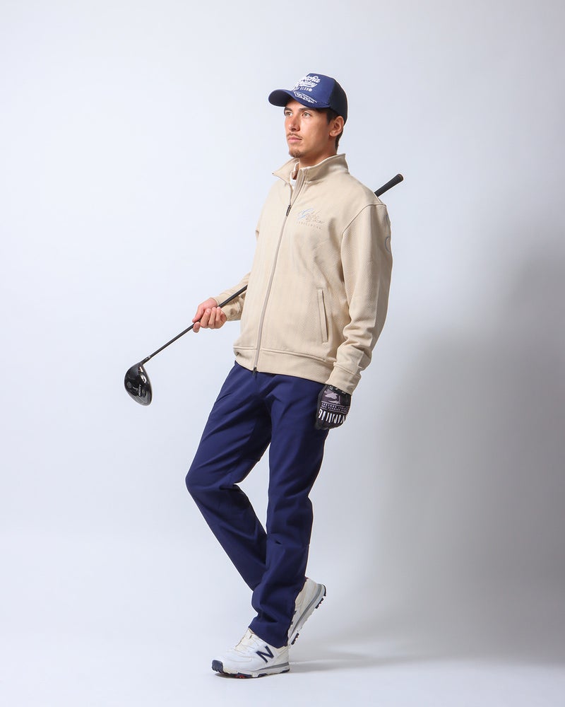 ベージュ：180cm/70kg(Lサイズ着用)