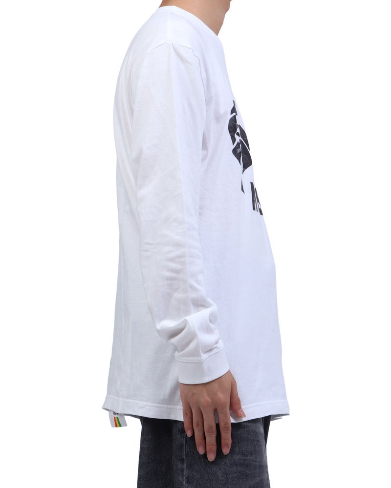 ホワイト：173cm63kg(Lサイズ着用)